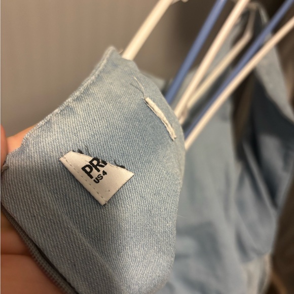 Ainsleigh princess Polly denim romper - Picture 4 of 4